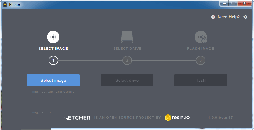 Etcher(u盘镜像制作工具)