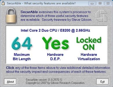 Securable(CPU虚拟化VT检测工具)