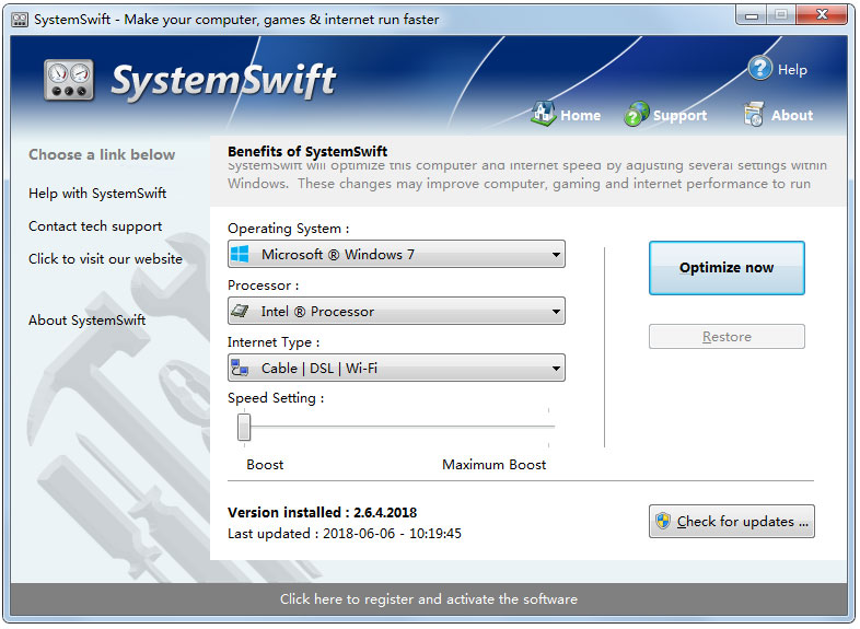 SystemSwift(电脑提速工具)