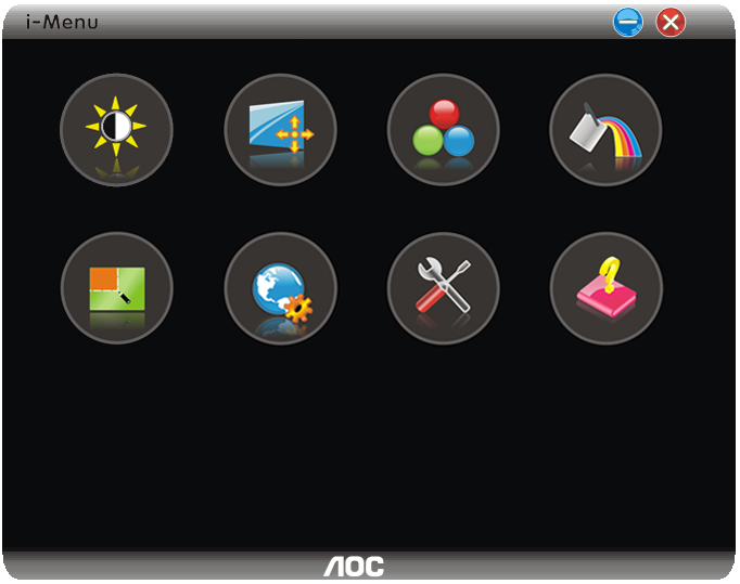 i-Menu(冠捷AOC显示器屏幕调整工具)