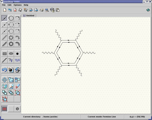 JaxoDraw(费曼图生成工具)