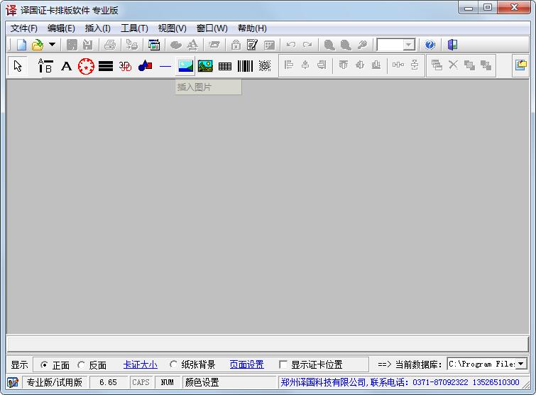 译国证卡排版软件