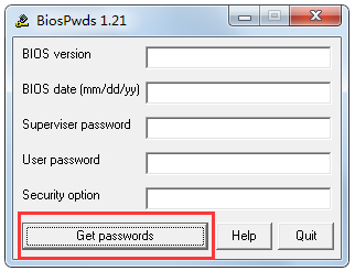 Biospwds(获取Bios密码软件)
