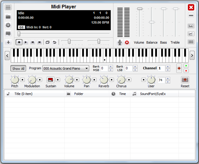 MiDi播放器(Midi