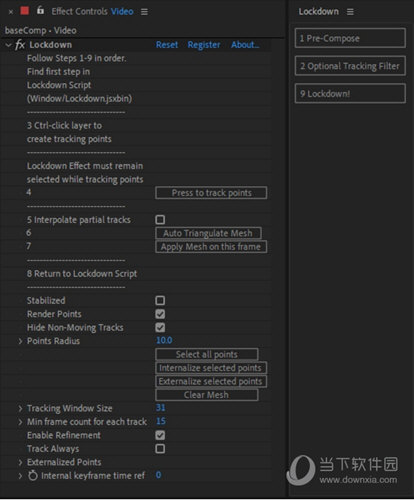 Lockdown(AE物体表面跟踪特效合成高级插件)