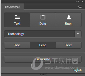 Titlemizer(PS随机文字生成插件)